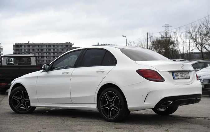 Mercedes-Benz Klasa C cena 126688 przebieg: 157000, rok produkcji 2019 z Sieniawa małe 326